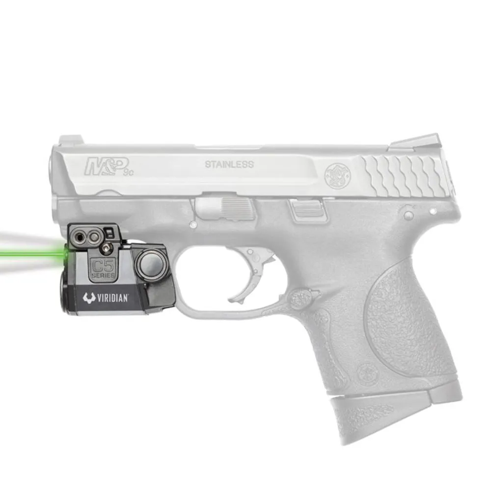 Viridian C5L Greeen Laser Sight   Tactical Light  for Sub-Compact Handgun Pistols, ECR Instant On Technology