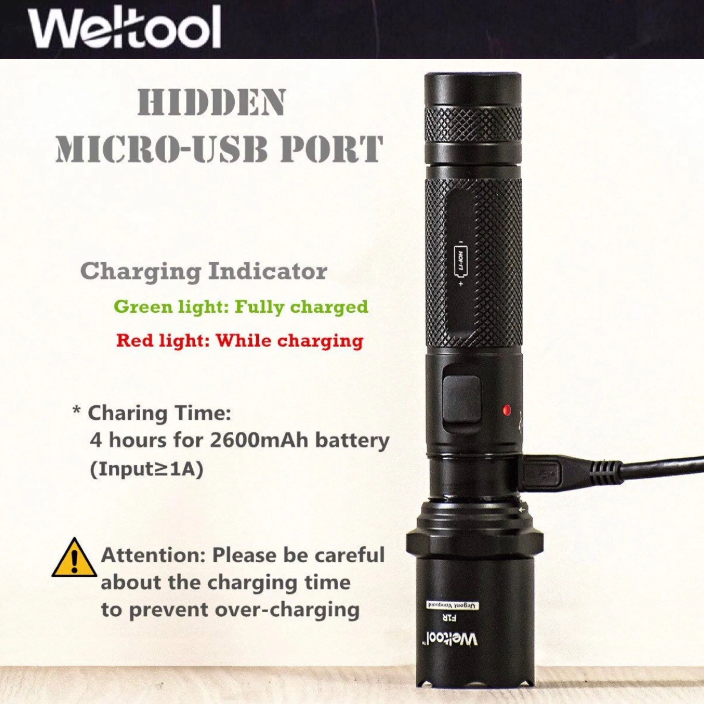 Weltool F1R 1000LMS 230M EDC Flashlight