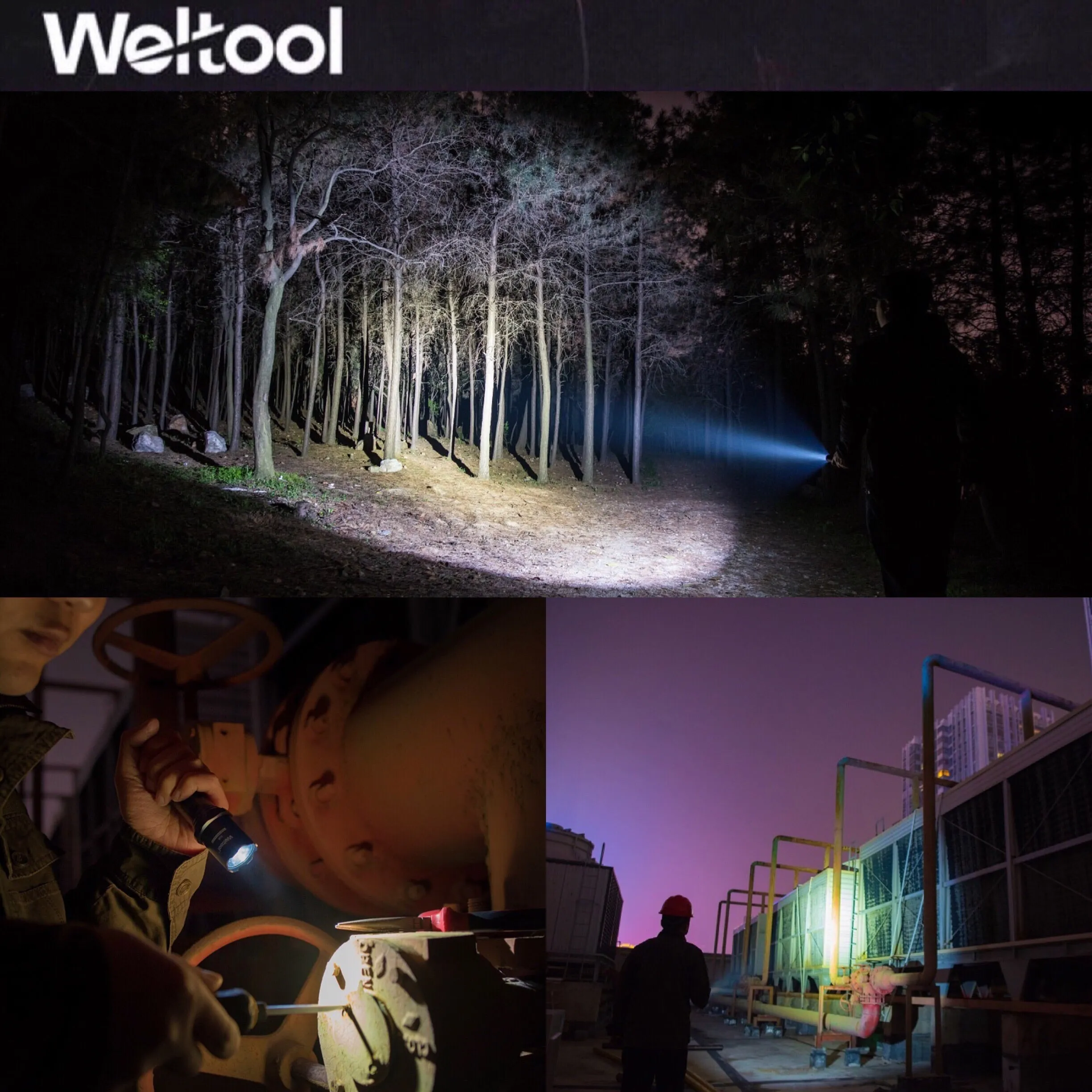 Weltool F1R 1000LMS 230M EDC Flashlight