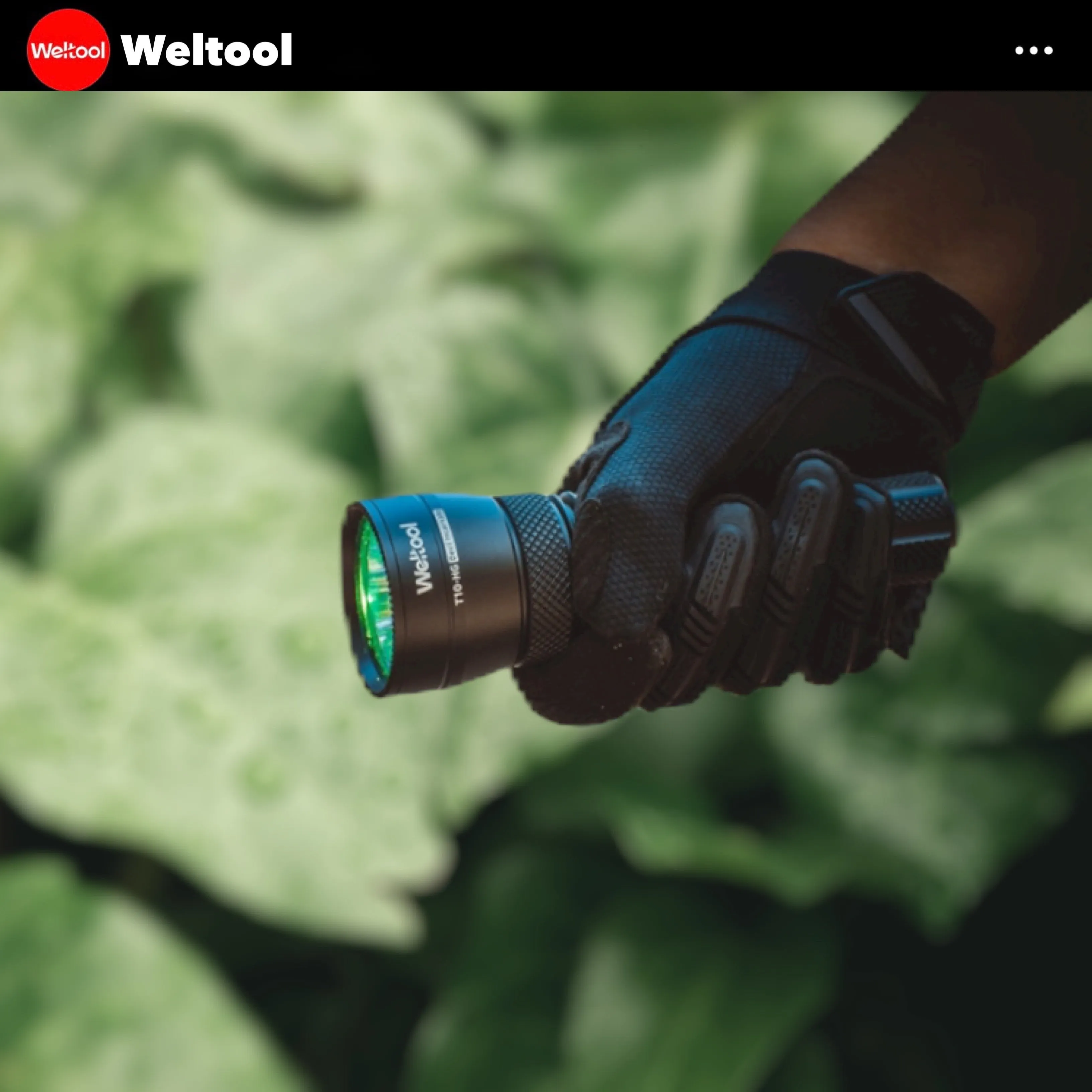Weltool T10-HG Green Light 994 Lumens 795M Searchlight