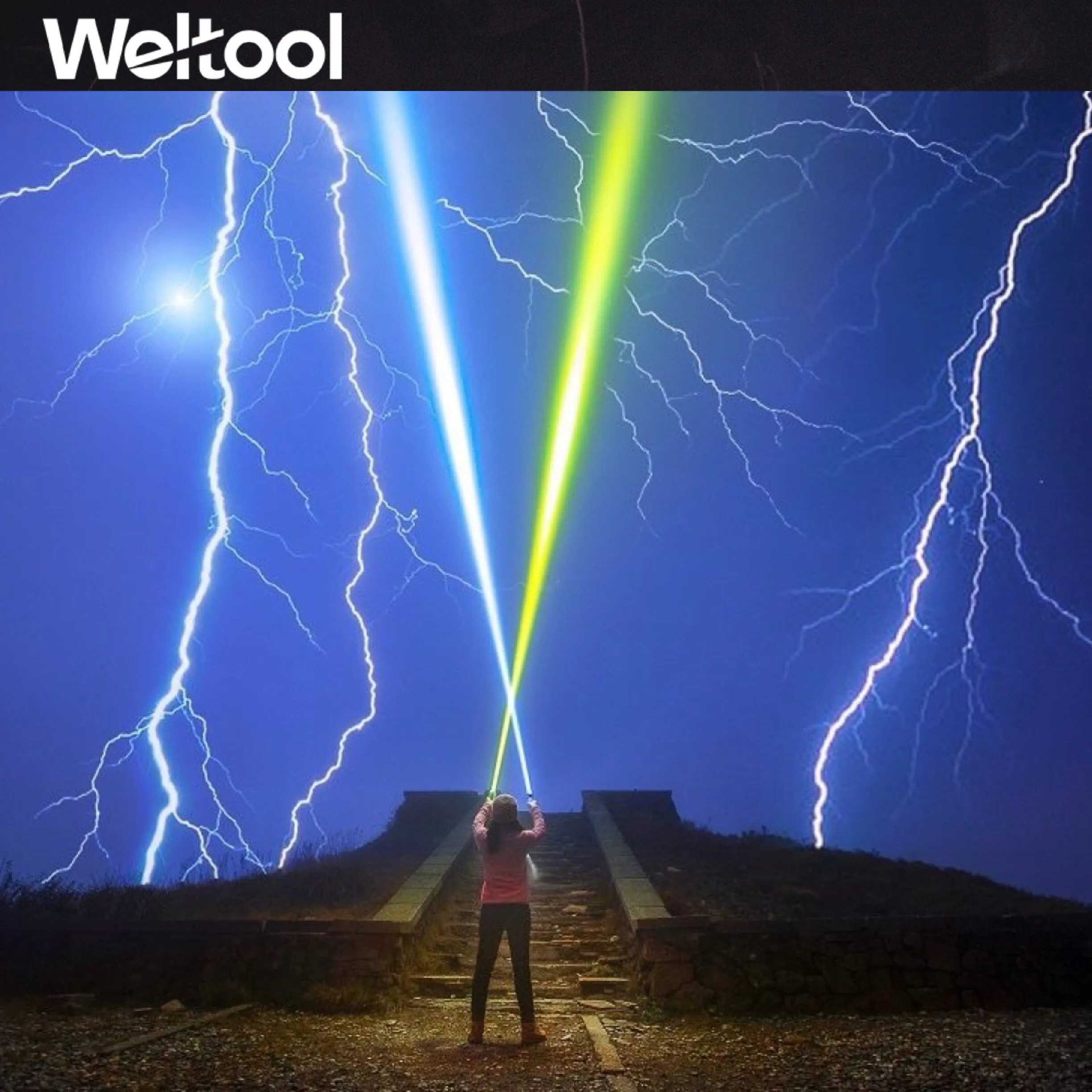 Weltool W3 LEP Flashlight 200LMS 180000CD 848M