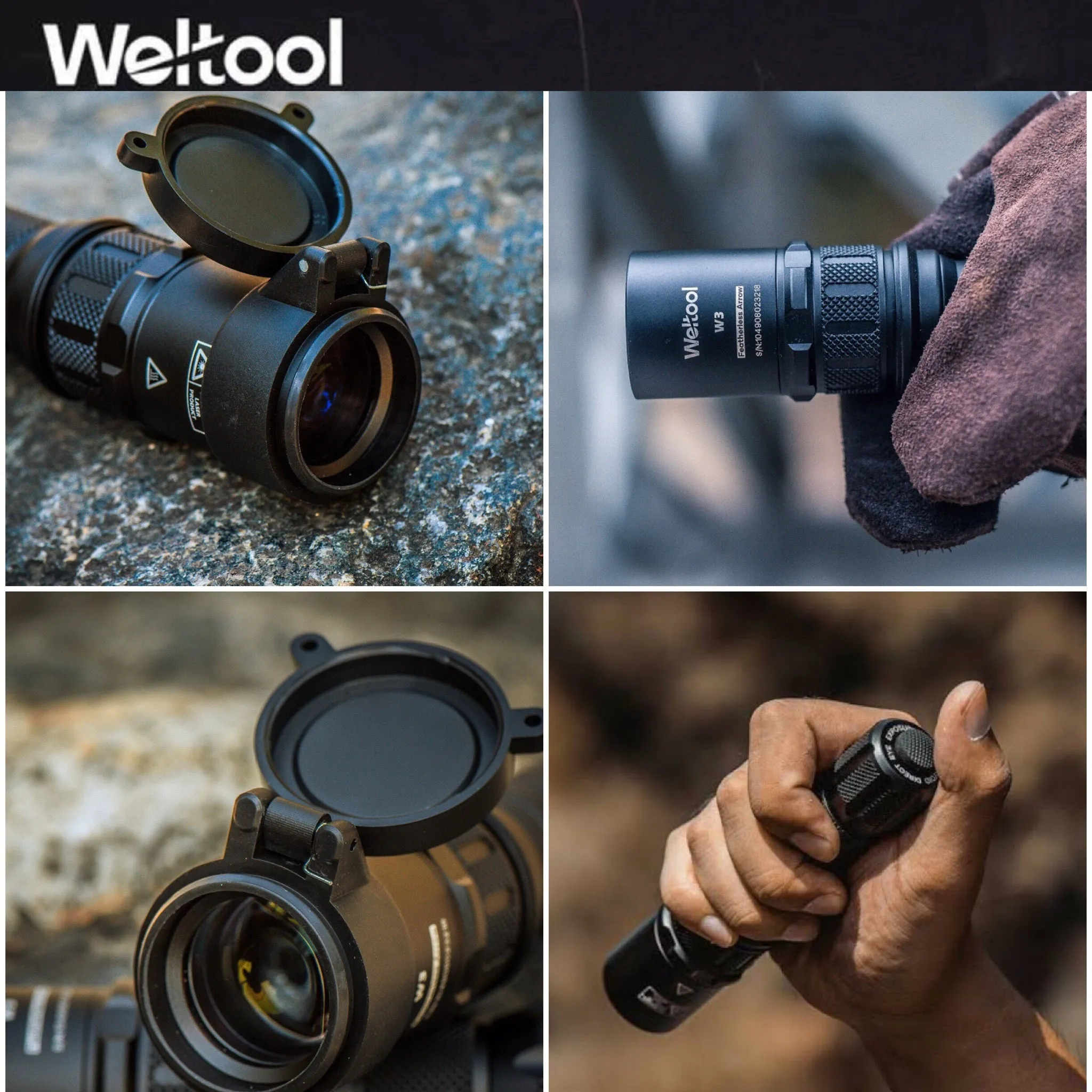 Weltool W3 LEP Flashlight 200LMS 180000CD 848M