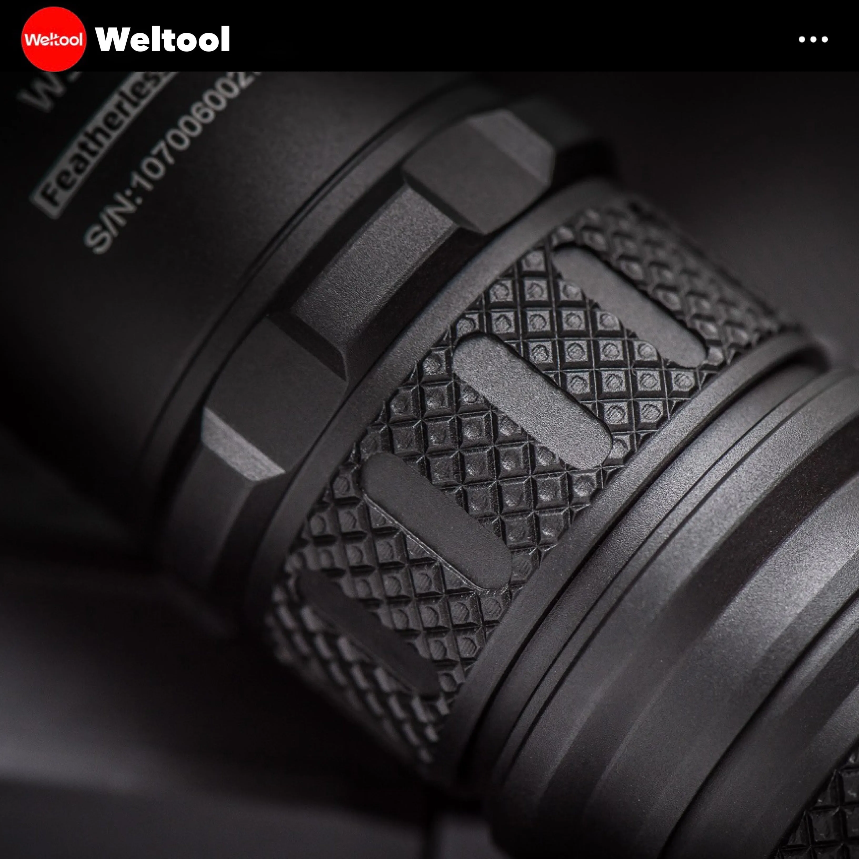 Weltool W3Pro Tactical Laser Flashlight 505LMS 363375CD 1205M