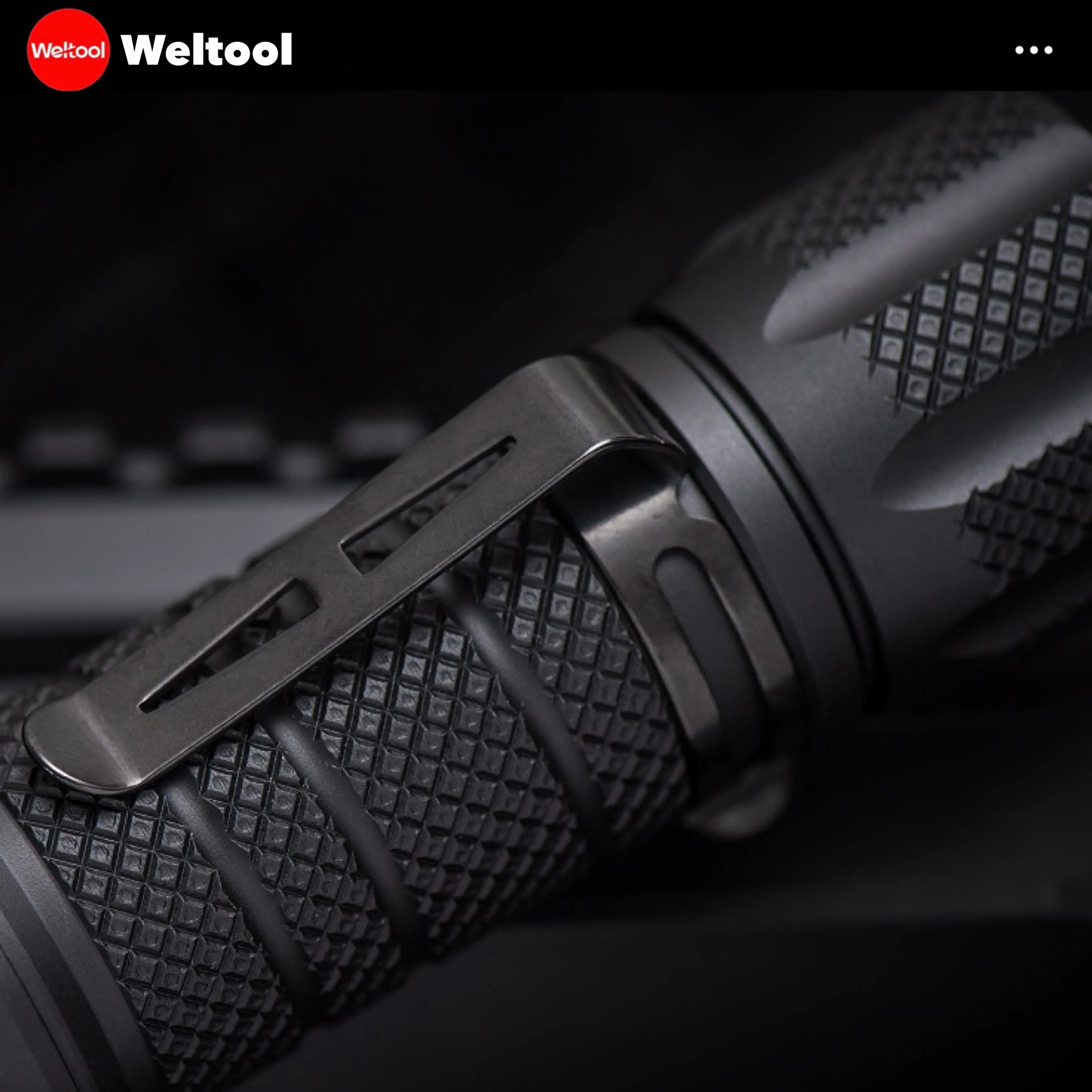 Weltool W3Pro Tactical Laser Flashlight 505LMS 363375CD 1205M