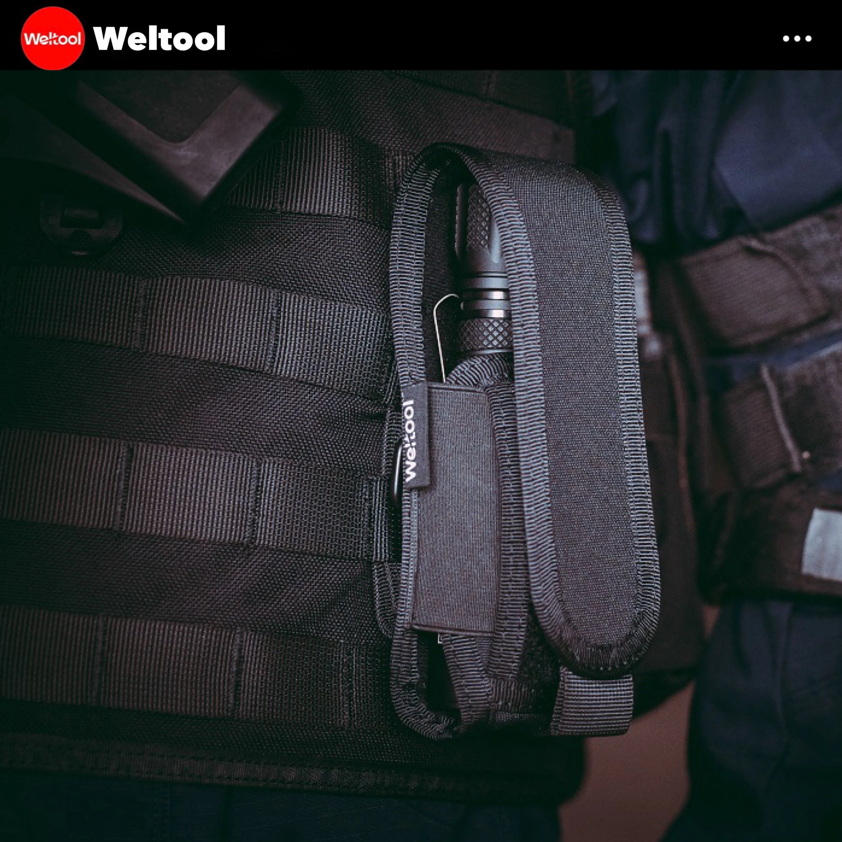 Weltool W3Pro Tactical Laser Flashlight 505LMS 363375CD 1205M