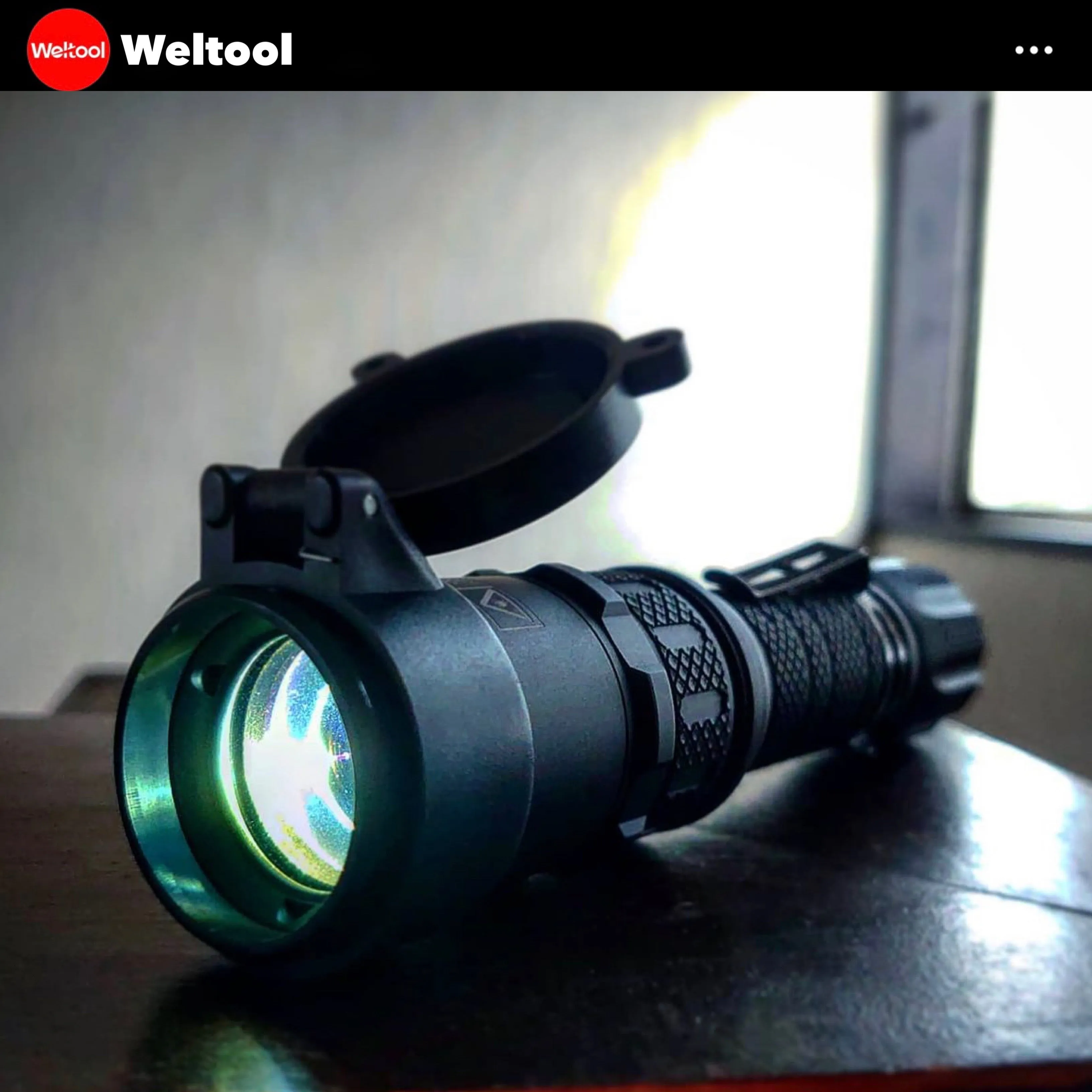 Weltool W3Pro Tactical Laser Flashlight 505LMS 363375CD 1205M