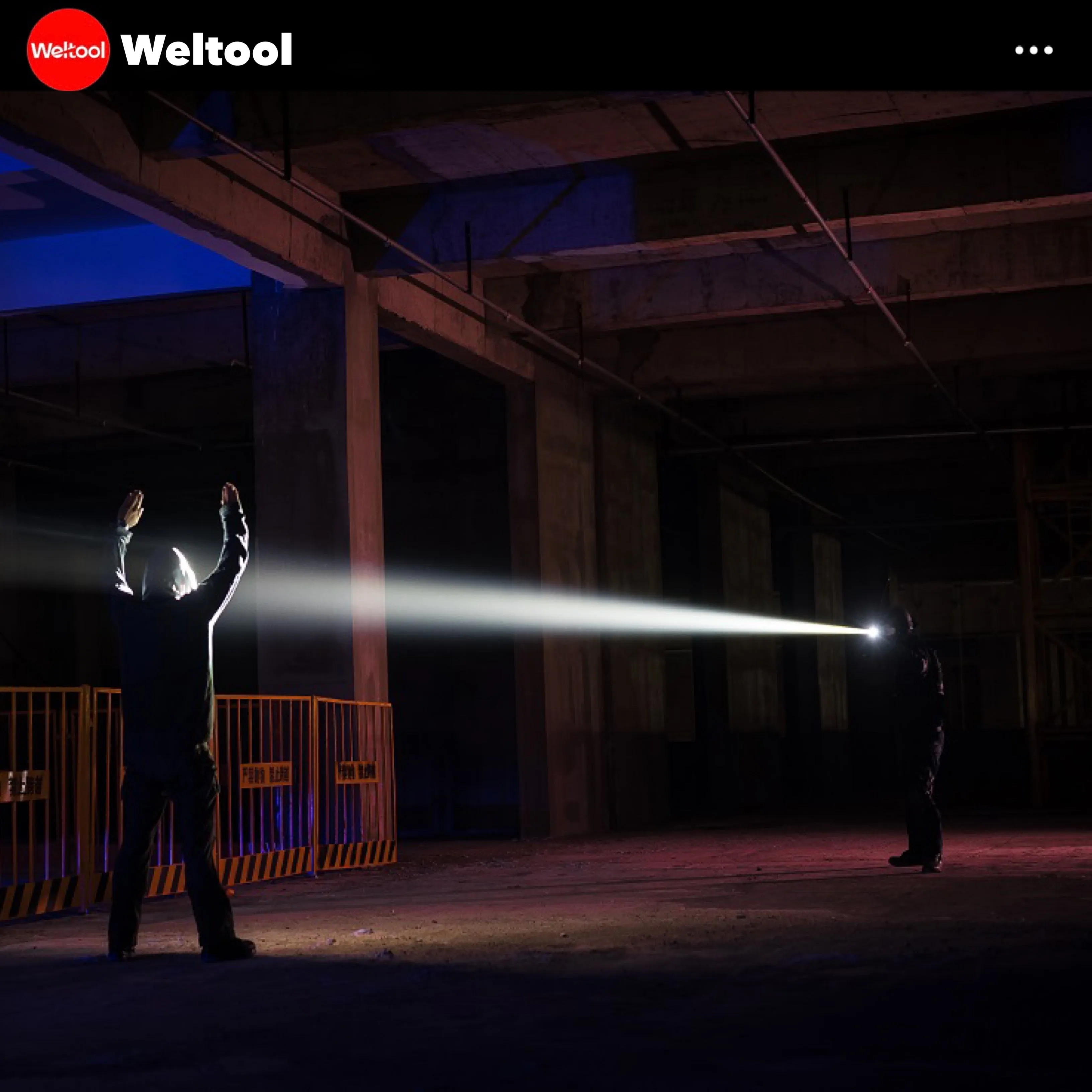 Weltool W3Pro Tactical Laser Flashlight 505LMS 363375CD 1205M