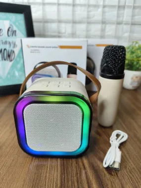 Wireless karaoke bluetooth speaker with mic