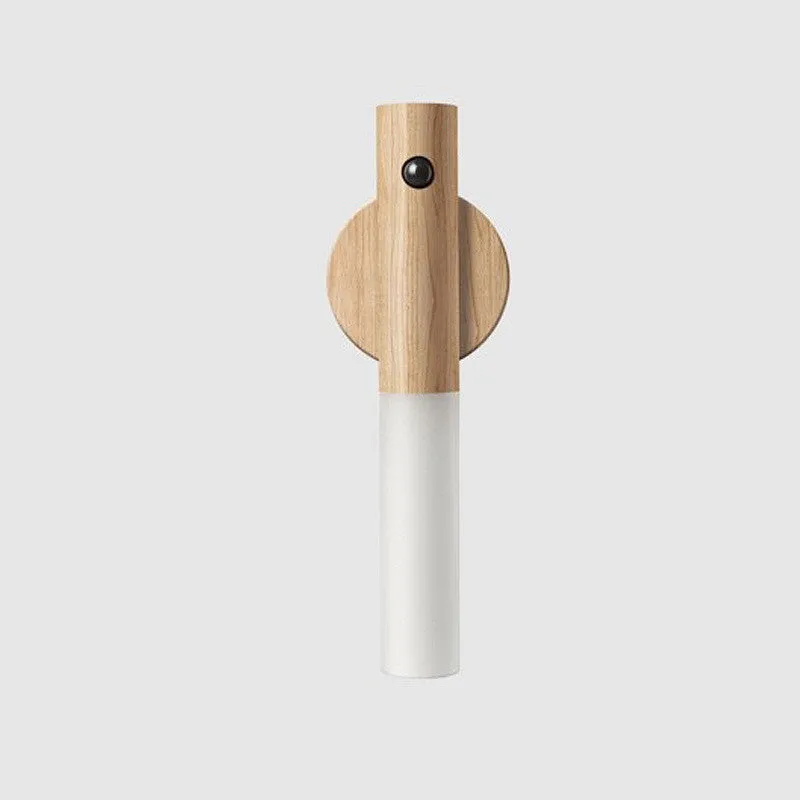 Wood LED Light USB Magnetic Wireless Night Light