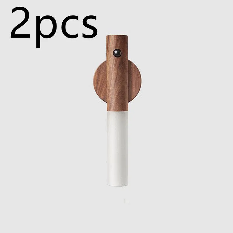 Wood LED Light USB Magnetic Wireless Night Light