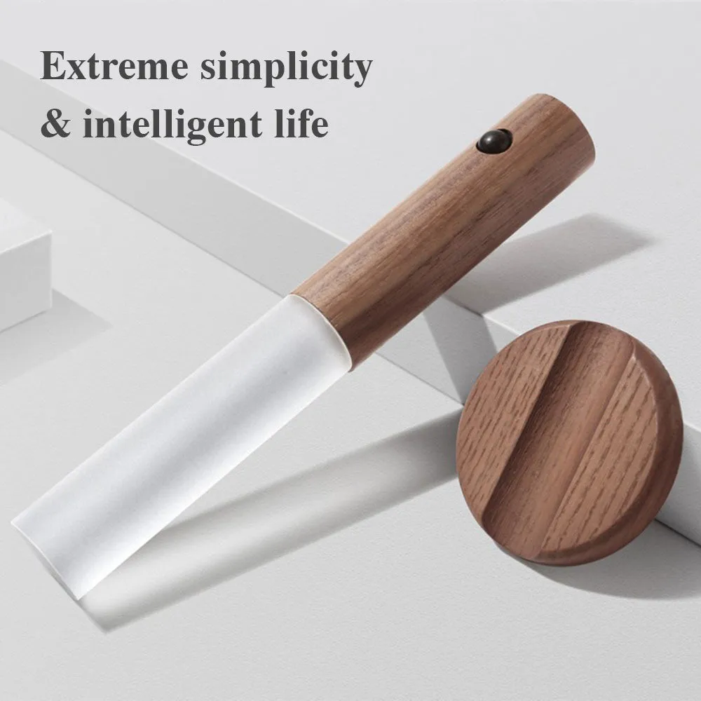 Wood LED Light USB Magnetic Wireless Night Light